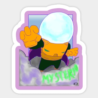 Fish Bowl Man Sticker